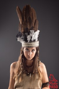 Tocado de India / Medio Paso